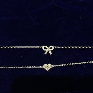 2Pc Pave Bracelet Set